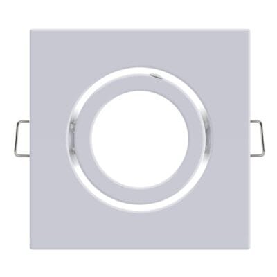Aro de encastrar ECO GU10 quadrado rotativo Branco - Image 2