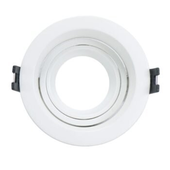 Aro de encastrar HOPAKA redondo rotativo Branco