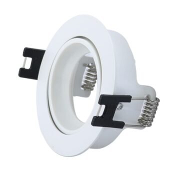 Aro de encastrar MIATA redondo rotativo Branco