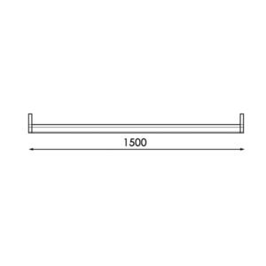 Régua ZASLON lig.contínua 1xG13 T8 LED 150cm Branco - Image 2