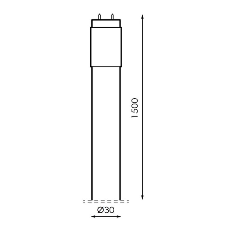 Tubo LED T8 STAK 150cm 24W 4500k 2400lm - Image 2