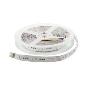 Fita Led FULLSTACK 12Vdc 10W/m 30Led/m + 60 Led/m IP20 RGB+W+WW 5m/rolo