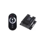 Controlador RF TOUCH 12Vdc/24Vdc 18A para fita LED Unicolor com controlo remoto