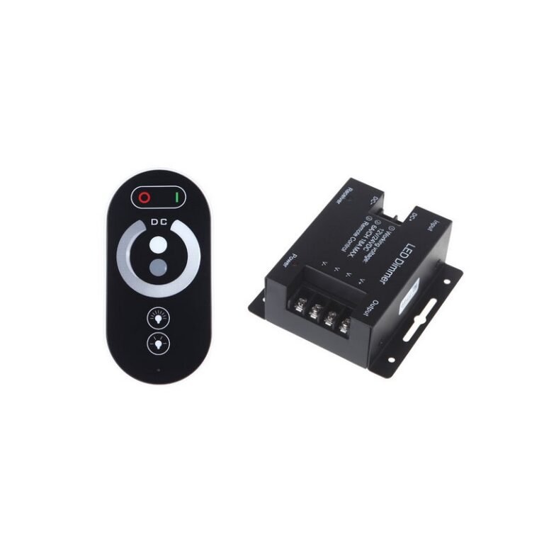 Controlador RF TOUCH 12Vdc/24Vdc 18A para fita LED Unicolor com controlo remoto