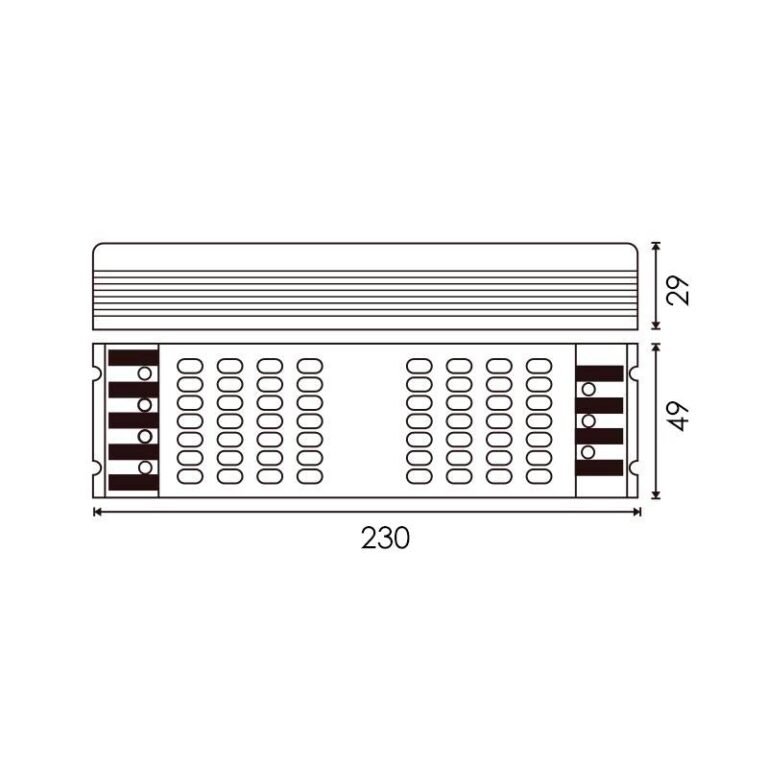 Transformador (Driver) Regulável TRIAC para Fitas Led 24Vdc 80W - Image 2