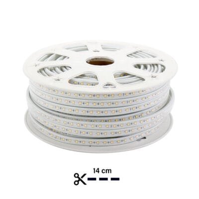 Fita Led KROSS 230V SMD2835 77Led/m 12W/m IP65 3000K