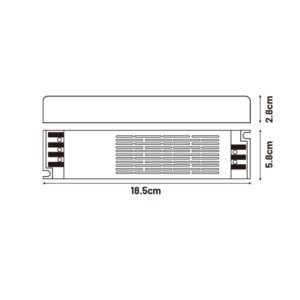 Transformador SLIM (Driver) para Fitas Led 24Vdc 200W - Image 2
