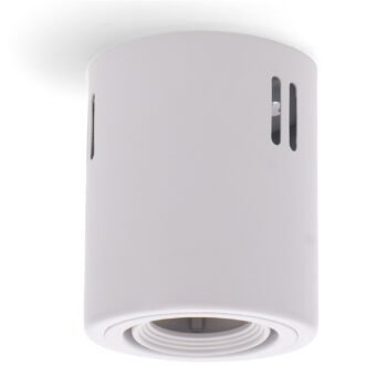 Plafond MILANO 1xGU10 Redondo Branco