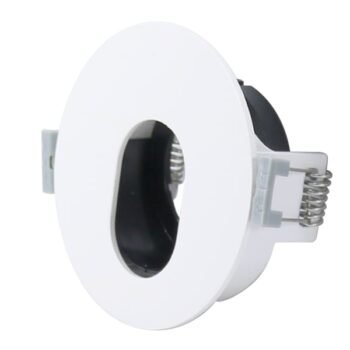 Aro de encastrar MAKA redondo fixo Branco