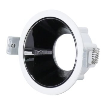 Aro de encastrar MAKAILI redondo Branco/Preto