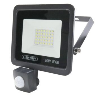 Projetor LED SMD Lexsir 30W Dimável COM SENSOR MOVIMENTO