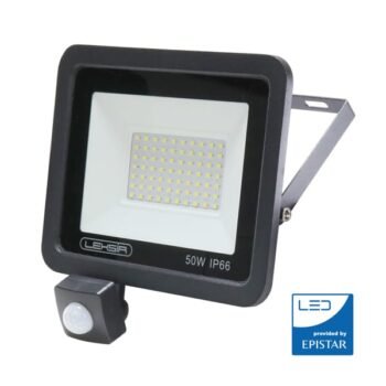 Projetor LED SMD Lexsir 50W Dimável COM SENSOR MOVIMENTO