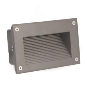 Aplique de encastrar DESAN rectangular IP65 7W LED 560lm 3000K Antracite