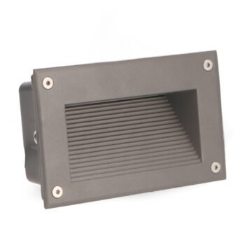 Aplique de encastrar DESAN rectangular IP65 7W LED 560lm 3000K Antracite