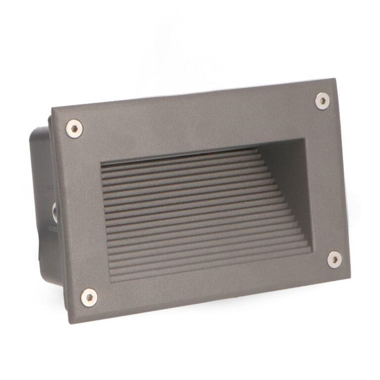 Aplique de encastrar DESAN rectangular IP65 7W LED 560lm 3000K Antracite