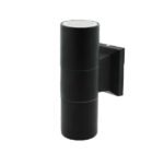 Aplique TUBE 2xGU10 IP54 alumínio Preto