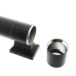 Aplique TUBE 2xGU10 IP54 alumínio Preto - Image 3