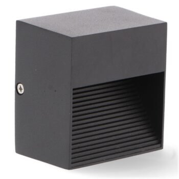 Aplique Exterior BIRAL 3W 240lm 3000K IP54 Preto
