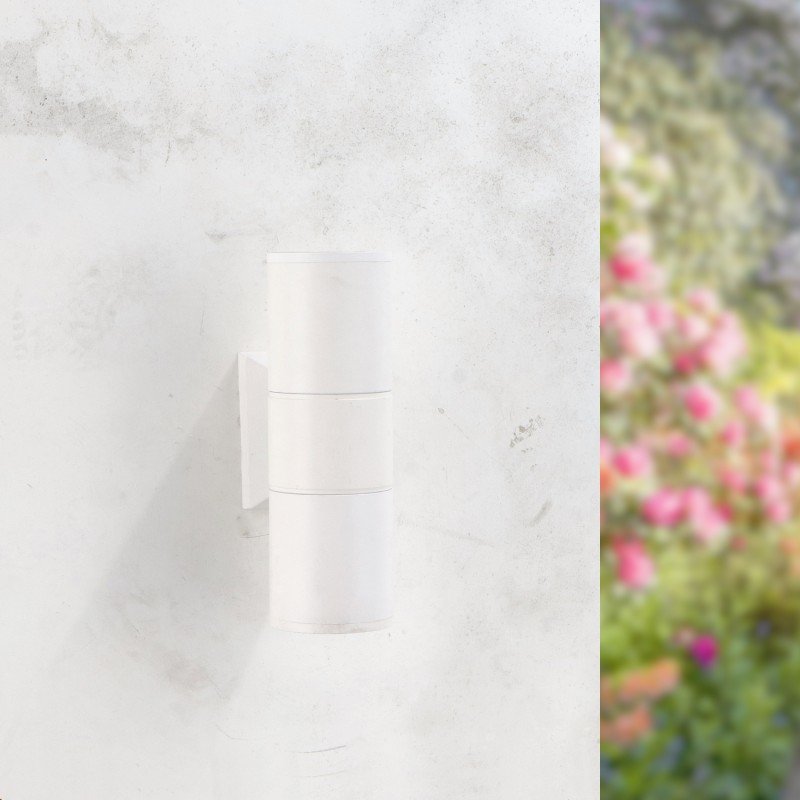 Aplique Exterior TUBE 2xGU10 Máx. 40W IP54 Branco - Image 2