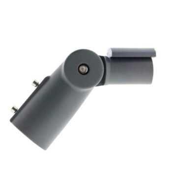 Adaptador angular (joelho) p/aplique de rua 40/60 Alt.24cm Cinza