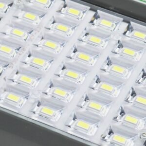 Aplique solar Street Light com sensor IP65 60W LED 1950lm 6000K Cinza - Image 5