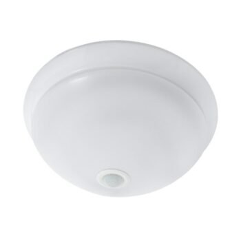 Plafond NANTES redondo 2xE27 com Sensor de Movimento Branco