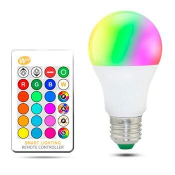 Lâmpada COLOURS E27 10W LED 1000lm RGB+W com Comando