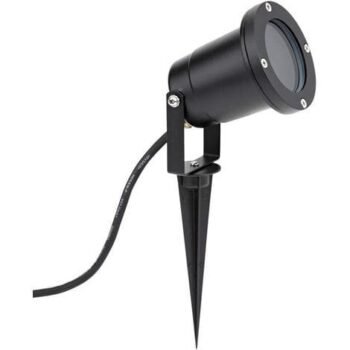 Foco com espigão VENTUR IP54 1xGU10 Preto
