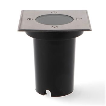 Foco de encastrar solo GUBBET quadrado IP67 1xGU10 Inox