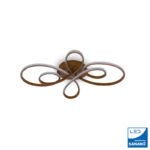 Plafond FLEOW 1x62W LED 5580lm CCT Castanho