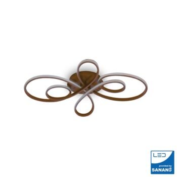 Plafond FLEOW 1x62W LED 5580lm CCT Castanho