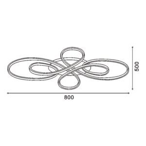 Plafond FLEOW 1x62W LED 5580lm CCT Castanho - Image 4