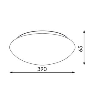 Plafond ICE 36W LED 3000lm 4000K D.39 Branco - Image 5