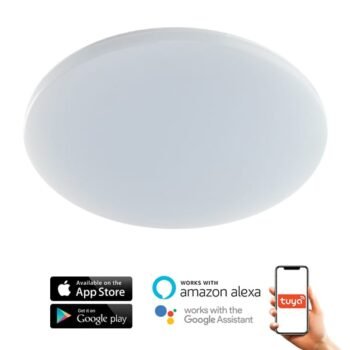 Plafond RAINBOW 24W LED CCT, APP, Alexa e Google Assistant
