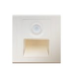 Aplique de encastrar Nomis Square co sensor IP20 1,2W LED 120lm 4500k Branco
