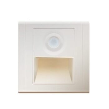 Aplique de encastrar Nomis Square co sensor IP20 1,2W LED 120lm 4500k Branco