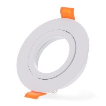 Aro de encastrar LUXURY redondo rotativo Branco