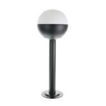 Pilar CAM pequeno IP44 1xE27 Alt.50xD.18cm Preto