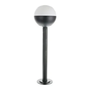 Pilar CAM grande IP44 1xE27 Alt.80xD.18cm Preto