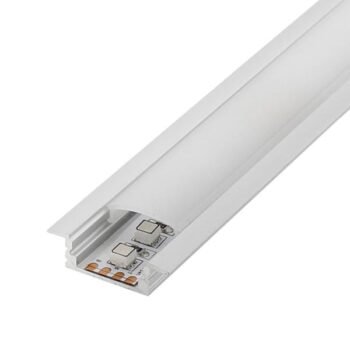 Perfil de Alumínio para encastrar 24x7mm por 2mt