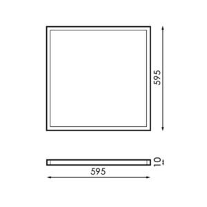Painel de Encastrar Smarthome 60x60cm 40W LED 3800lm RGB+CCT Branco - Image 3