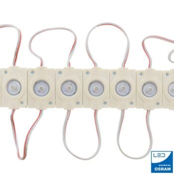 Corrente de 20 módulos de 1 Led SMD3030 OSRAM 12V 1,5W 6000k