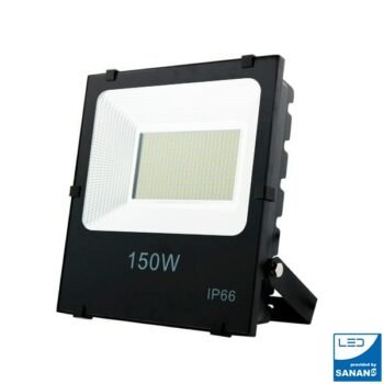 Projetor SMD PRO IP65 150W LED 16500lm 6000K Preto