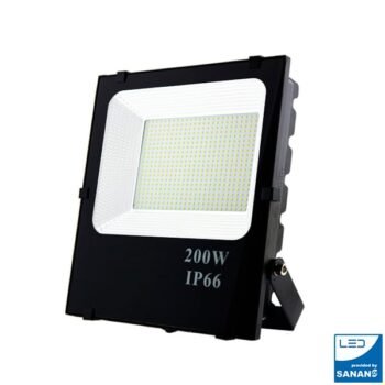 Projetor SMD PRO IP65 200W LED 22000lm 6000K Preto
