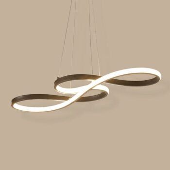 Suspensão RUHU 1x45W LED 1350lm CCT Preto