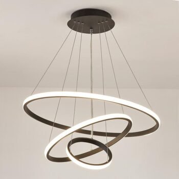 Suspensão TRINGHS 1x45W LED 4050lm CCT Preto