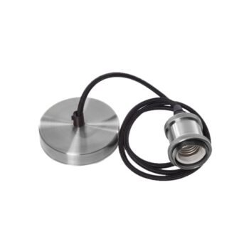 Suspensão NICE 1xE27 Preto Cromado