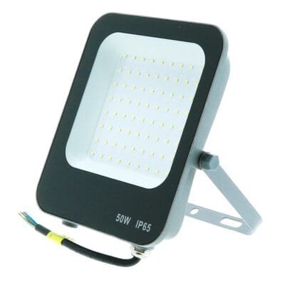 Projector NAPOLI IP65 50W LED 6000lm 4500K Preto/Cinza