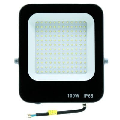 Projector NAPOLI IP65 100W LED 12000lm 6000K Preto/Cinza - Image 2