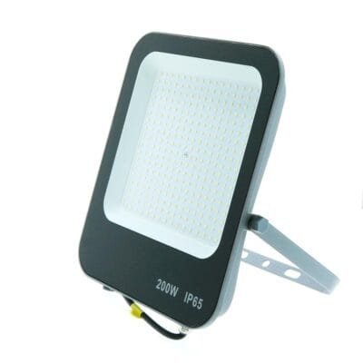 Projector NAPOLI IP65 200W LED 24000lm 6000K Preto/Cinza